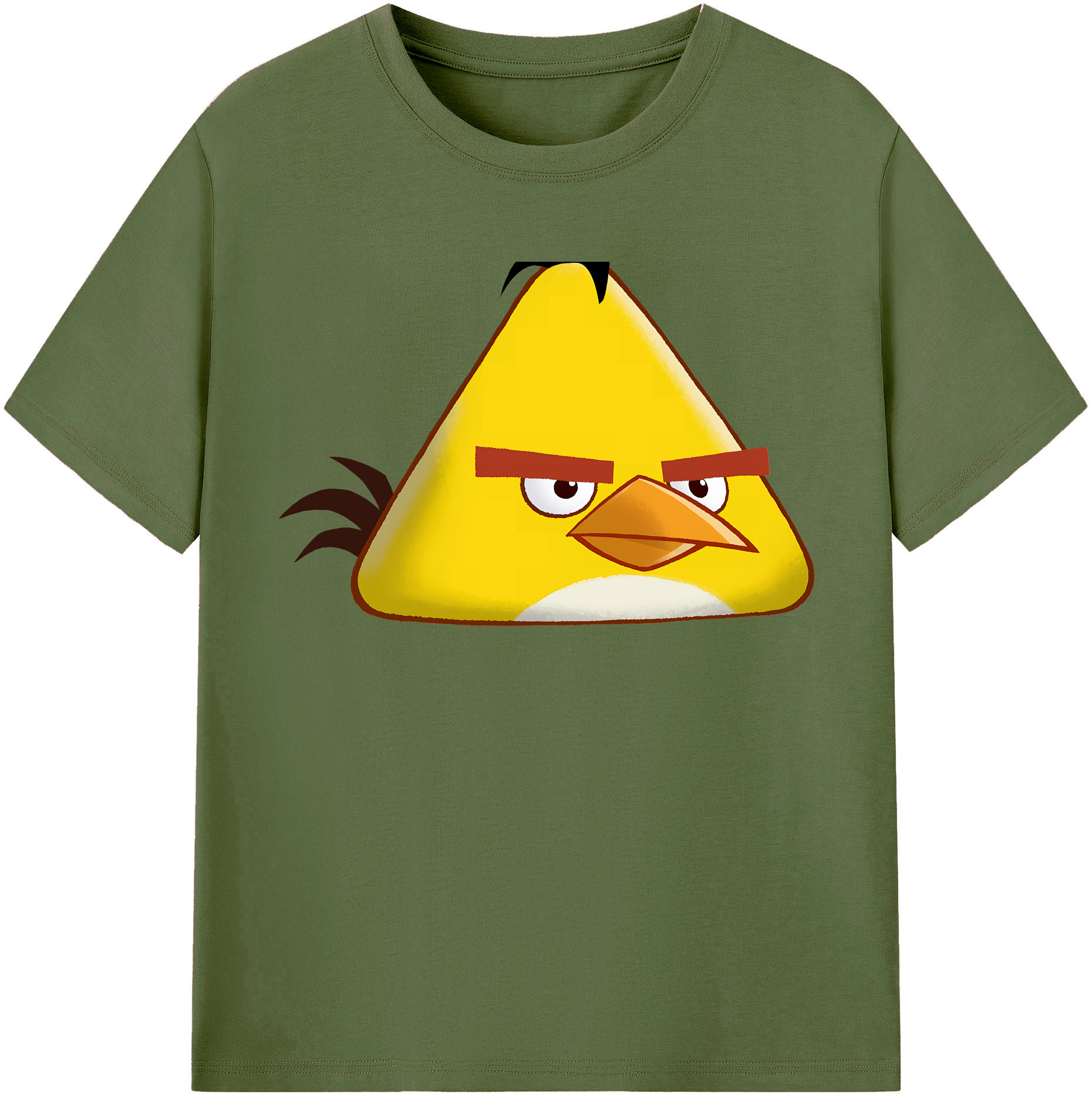 （画像用） Angry Birds アングリーバード 綿100％半袖Tシャツ（フロントプリント）